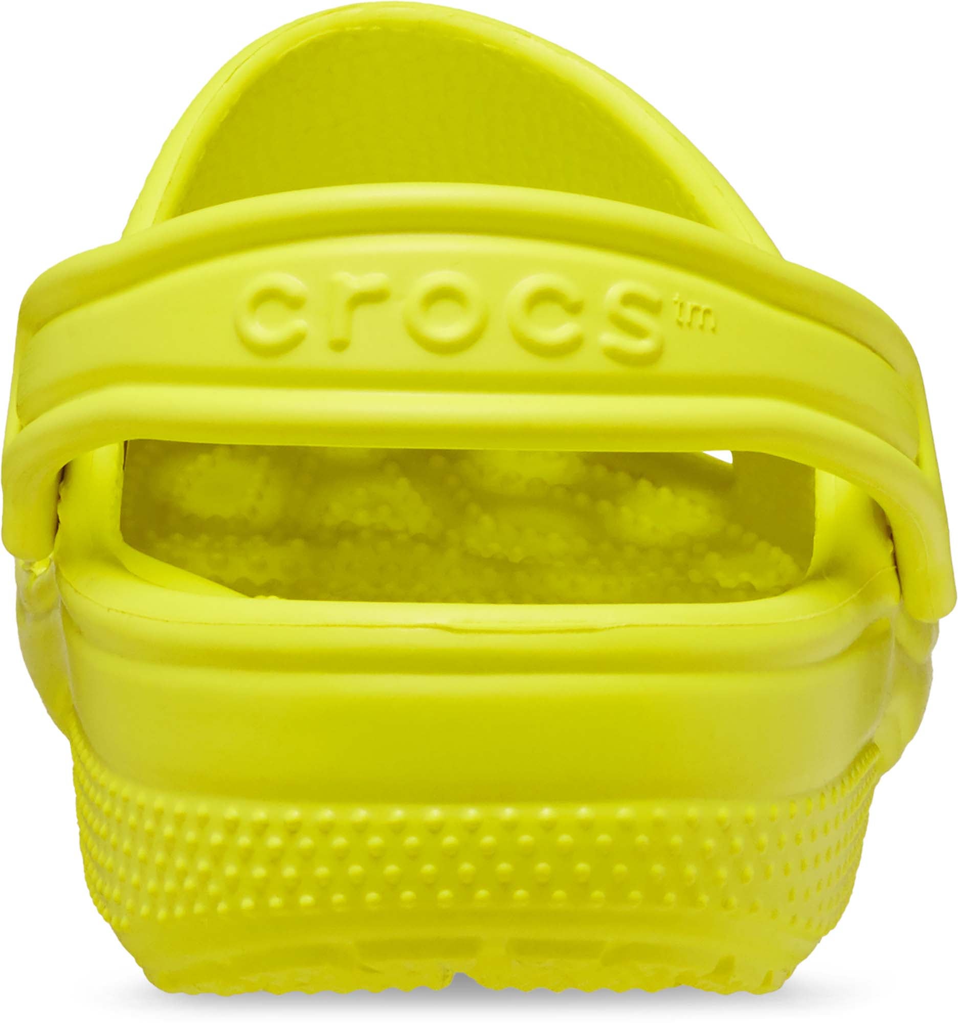 Neon yellow crocs hot sale