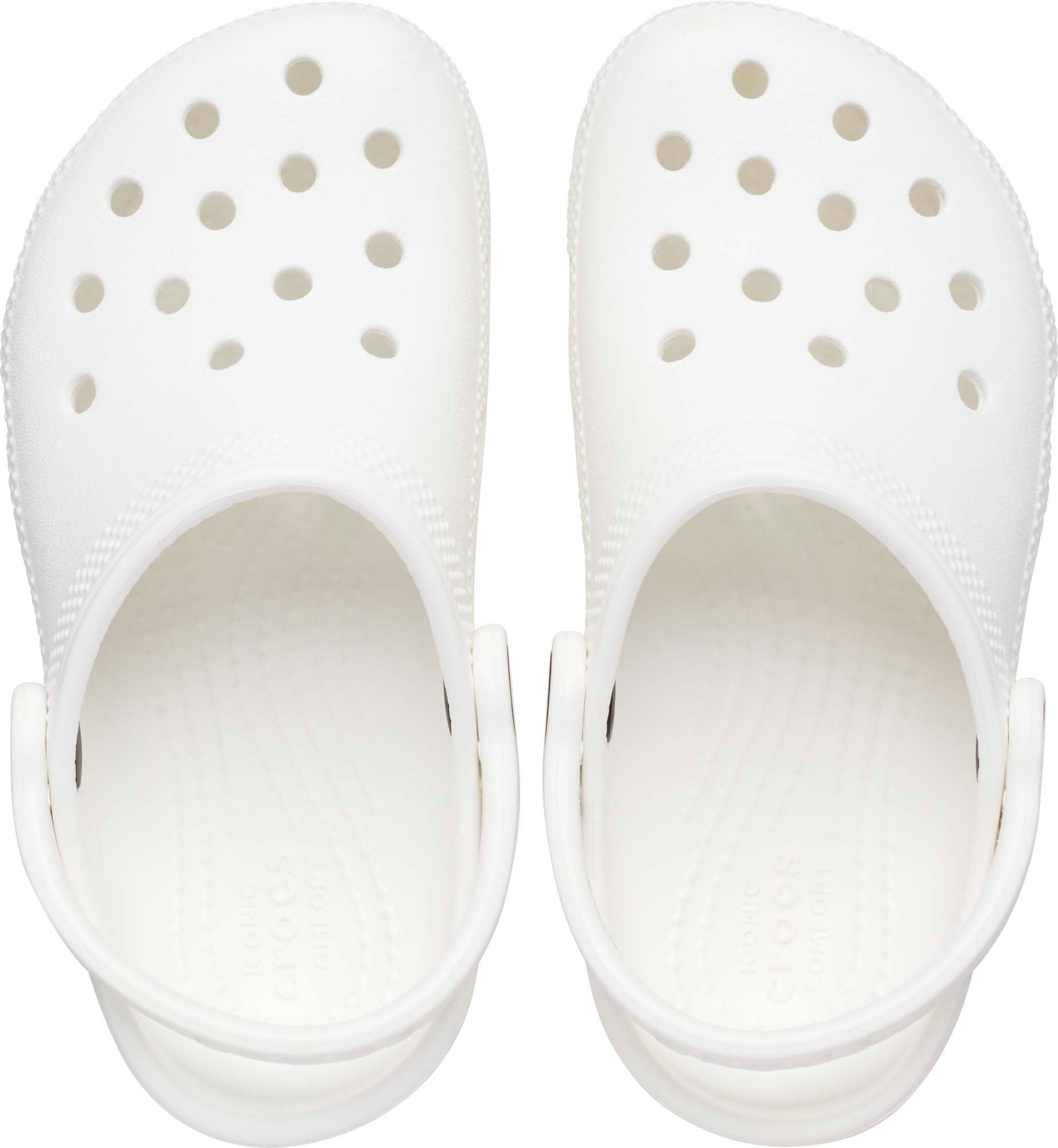 White store youth crocs