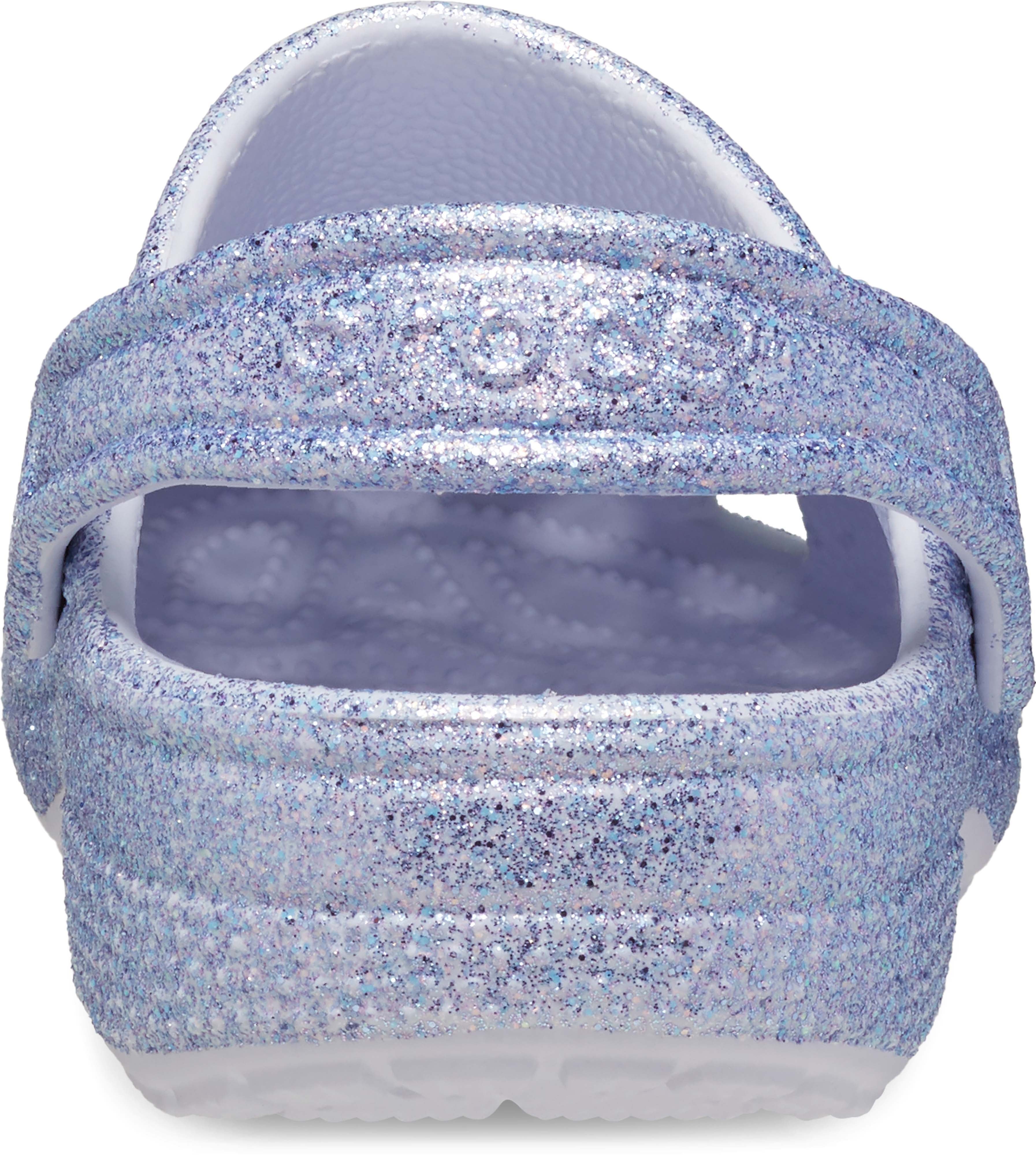 Classic Glitter Clog Kids in Blue Crocs