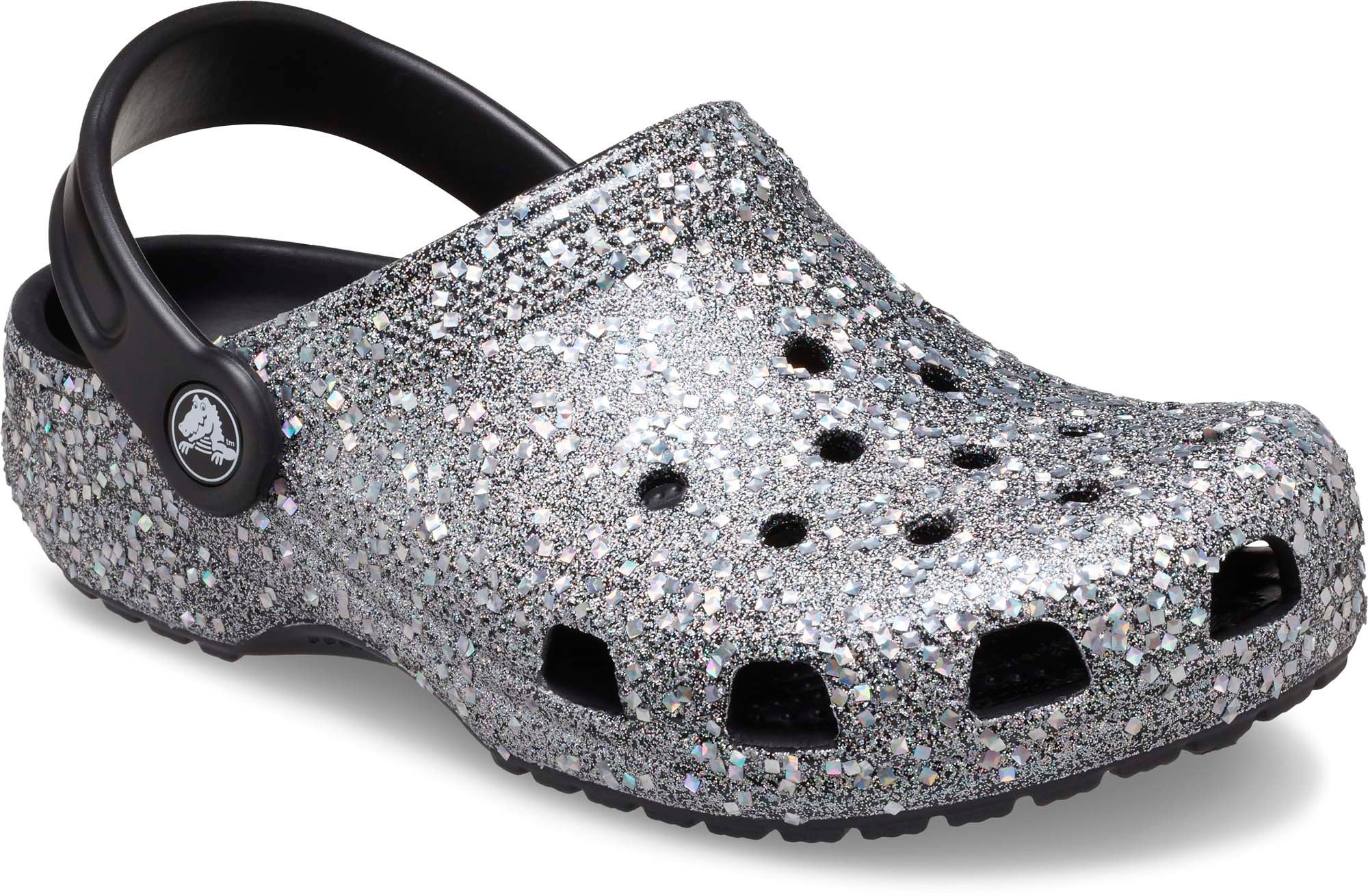 crocs glitter clog