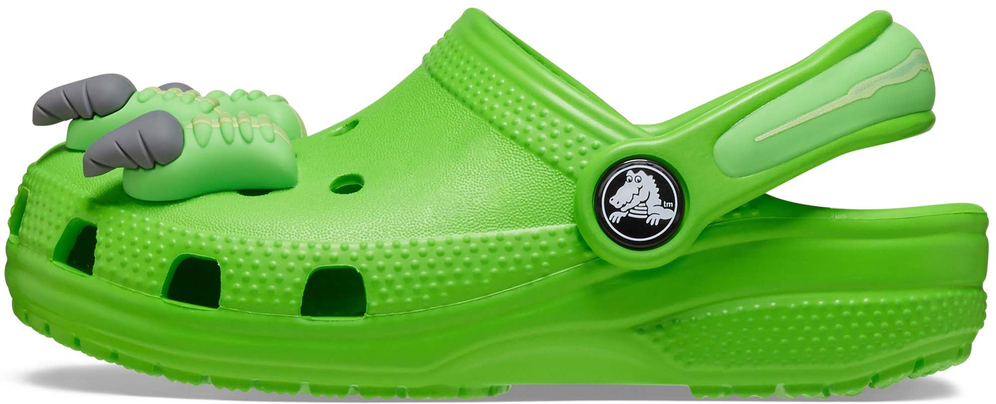 Classic I Am Dinosaur Clog Toddlers in Green Slime Crocs