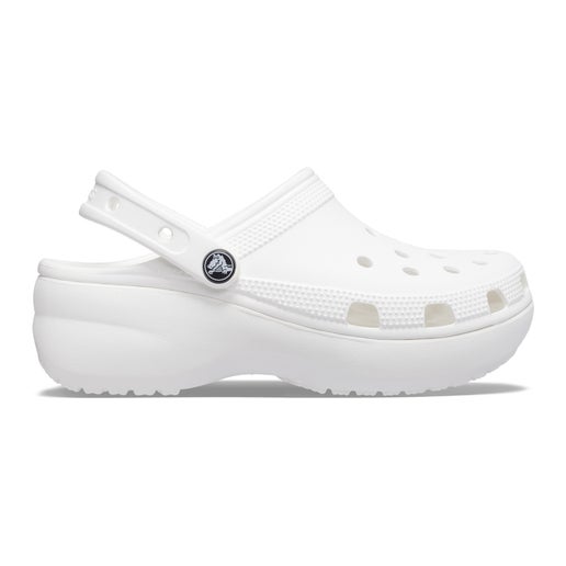 Classic Platform Clog Women's in White | Crocs